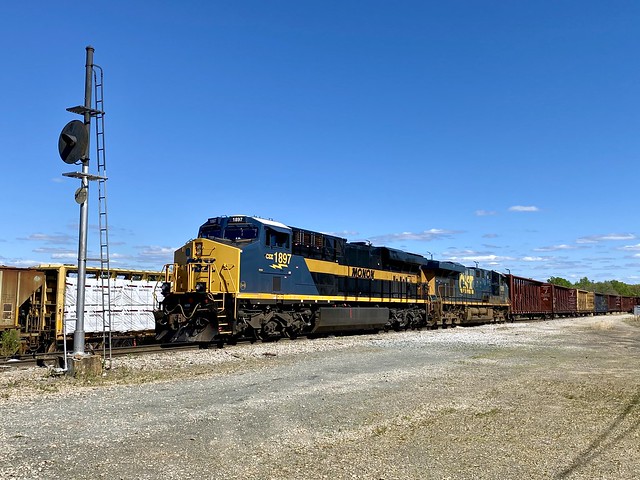 CSX Monon Heritage Locomotive in Raleigh, NC
