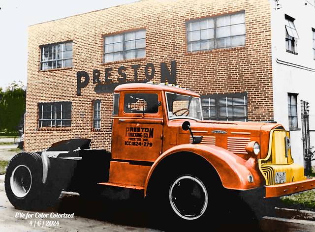Brockway Preston Trucking Colorized