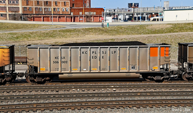 KCLX Bethgon Coal Gondola No. 506002 in Kansas City, MO