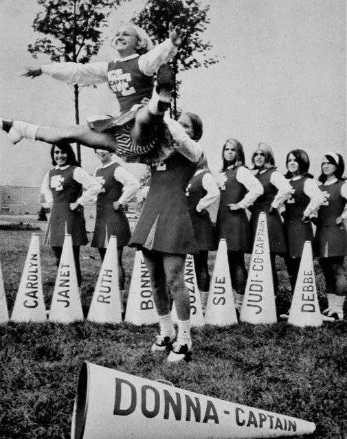 1967 Awkward Cheerleading Captain and Team