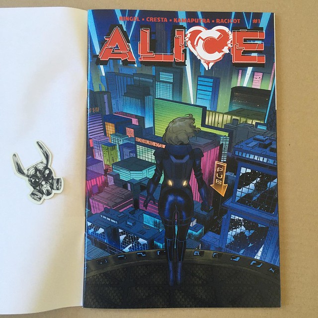 My copy of ALICE from the Kickstarter by Matt Ringel of BadBeaverComics [1]