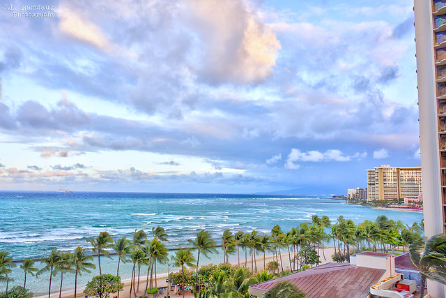 Balcony View of Waikiki Beach - Aston Waikiki Beach Hotel - Honolulu, Hawaii