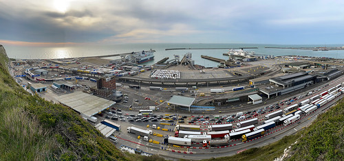 Busy day at Dover Eastern Docks