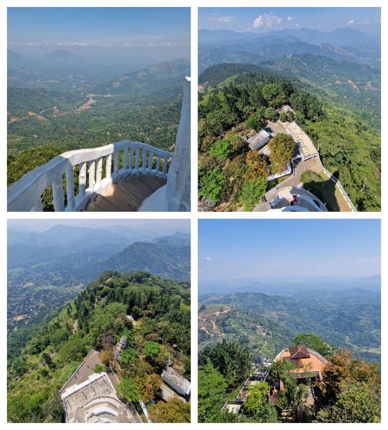 Spectacular views from Ambuluwawa Tower, Kandy
