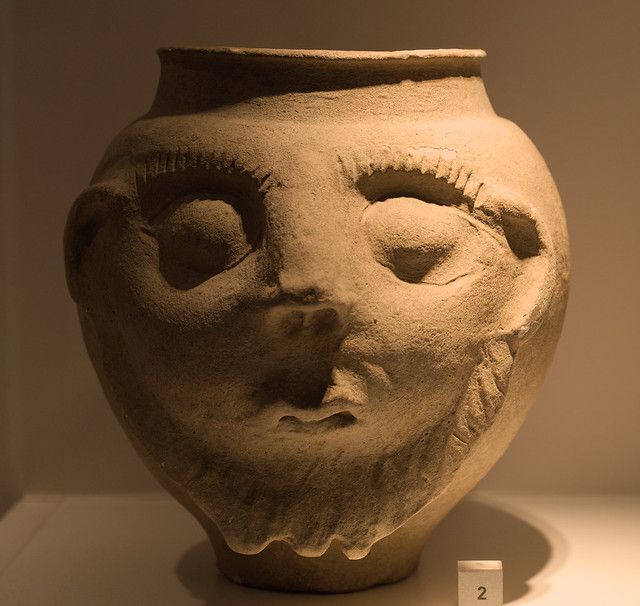 Roman bearded face-pot from Vienna
