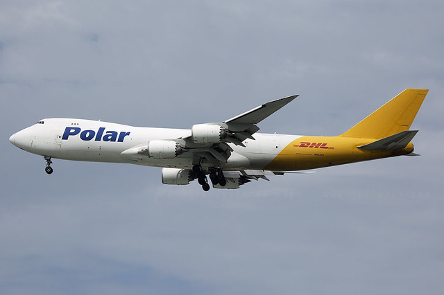 N857GT B747-8F Polar Air Cargo / DHL