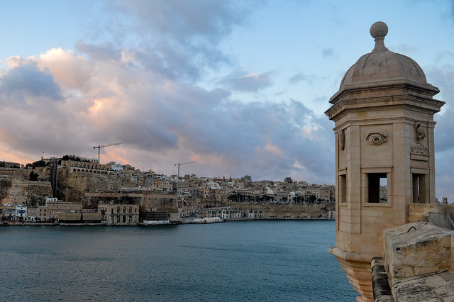 Valletta from Senglea, Malta