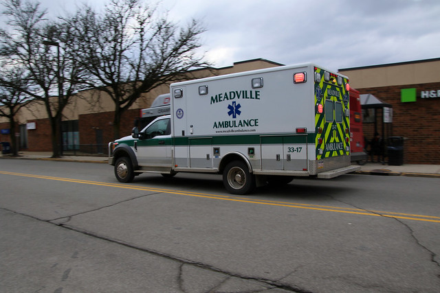 Meadville PA: Meadville 33-17 Ford F450 Ambulance Service