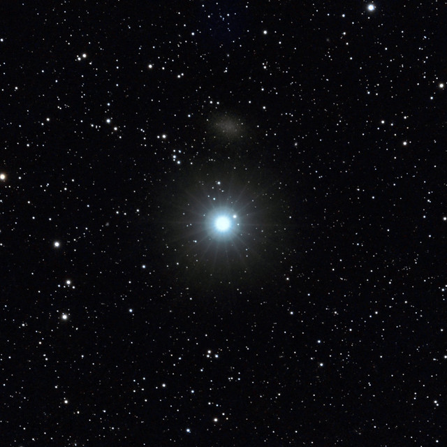 Regulus and the dwarf spheroidal galaxy Leo I