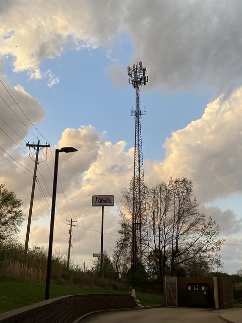 Enormous cell tower