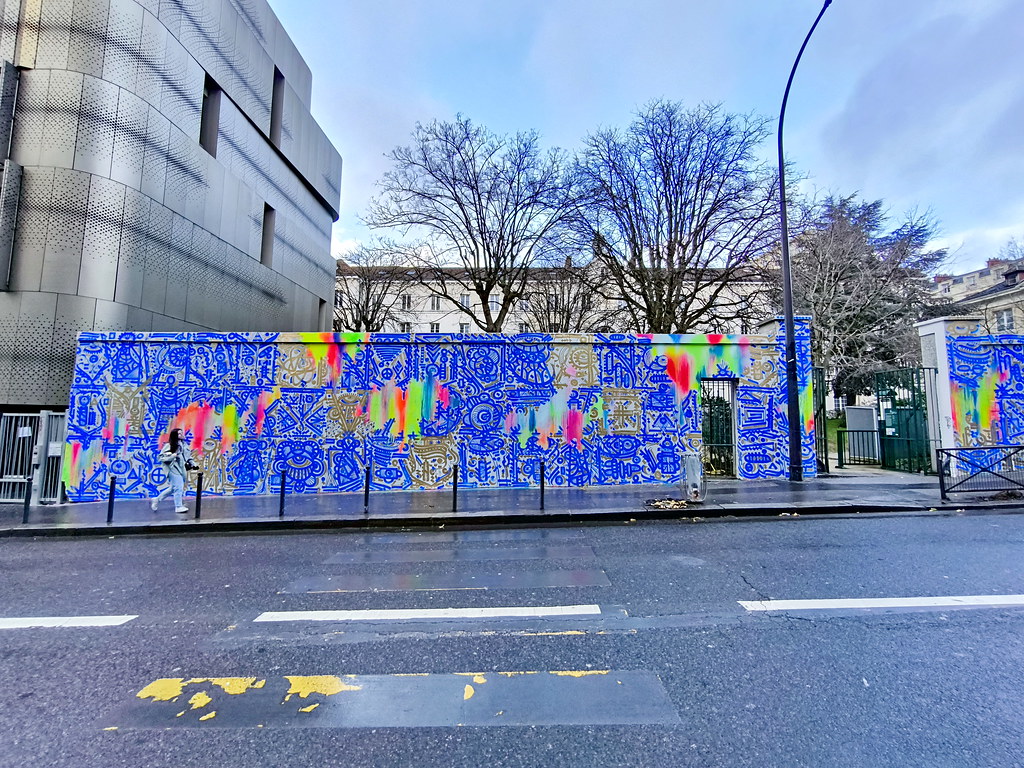 53 - Paris - Mars 2024 - fresque rue de Ménilmontant