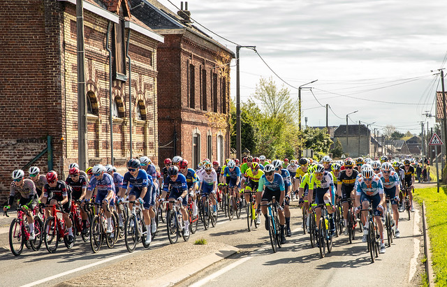 Course cycliste Paris-Roubaix espoirs 2024 à Neuvilly