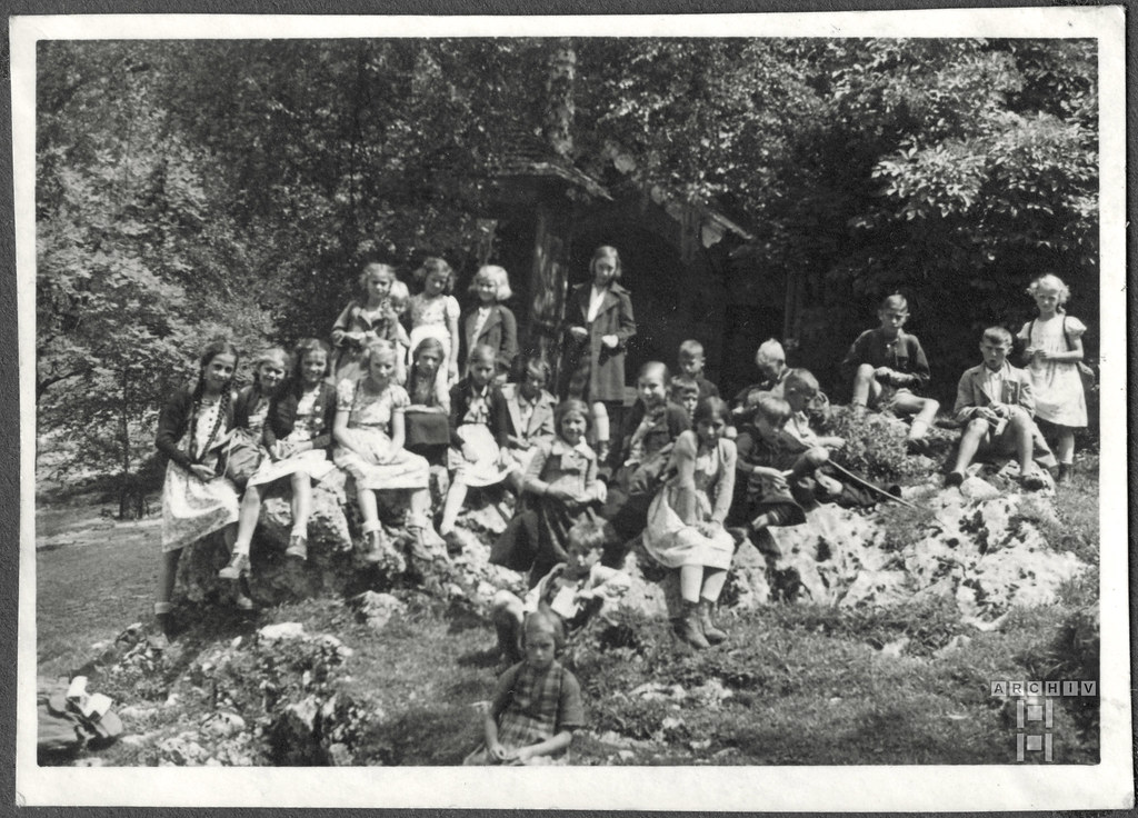 ArchivTappen42(1S)Album(3C)230 Kindergruppen Koedukation, Josefstal, Schliersee, 1930er