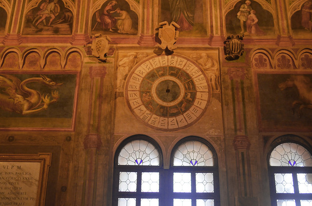 Clock Inside The Great Hall [Padua - 9 February 2024]