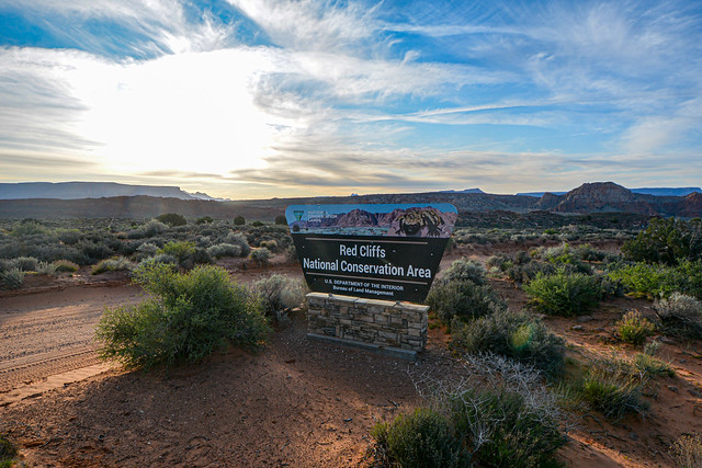 Red Cliffs NCA sign