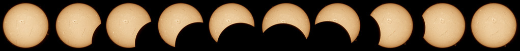 Solar Eclipse - April 8 2024 - Composite