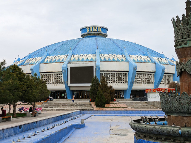SIRK - State Circus by Genrikh Aleksandrovich and Gennady Masyagin, 1976 - Tashkent, Uzbekistan
