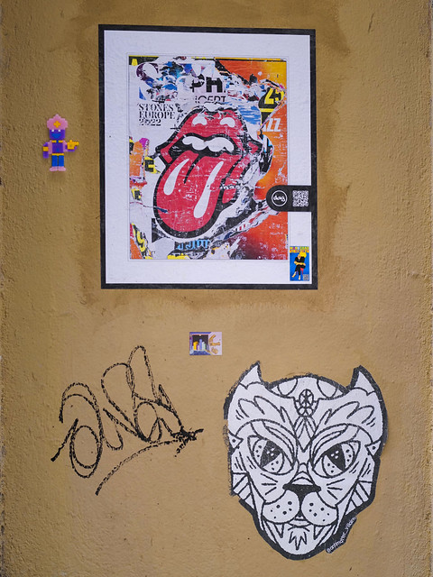 Rolling Stones / Streetart / Barcelona