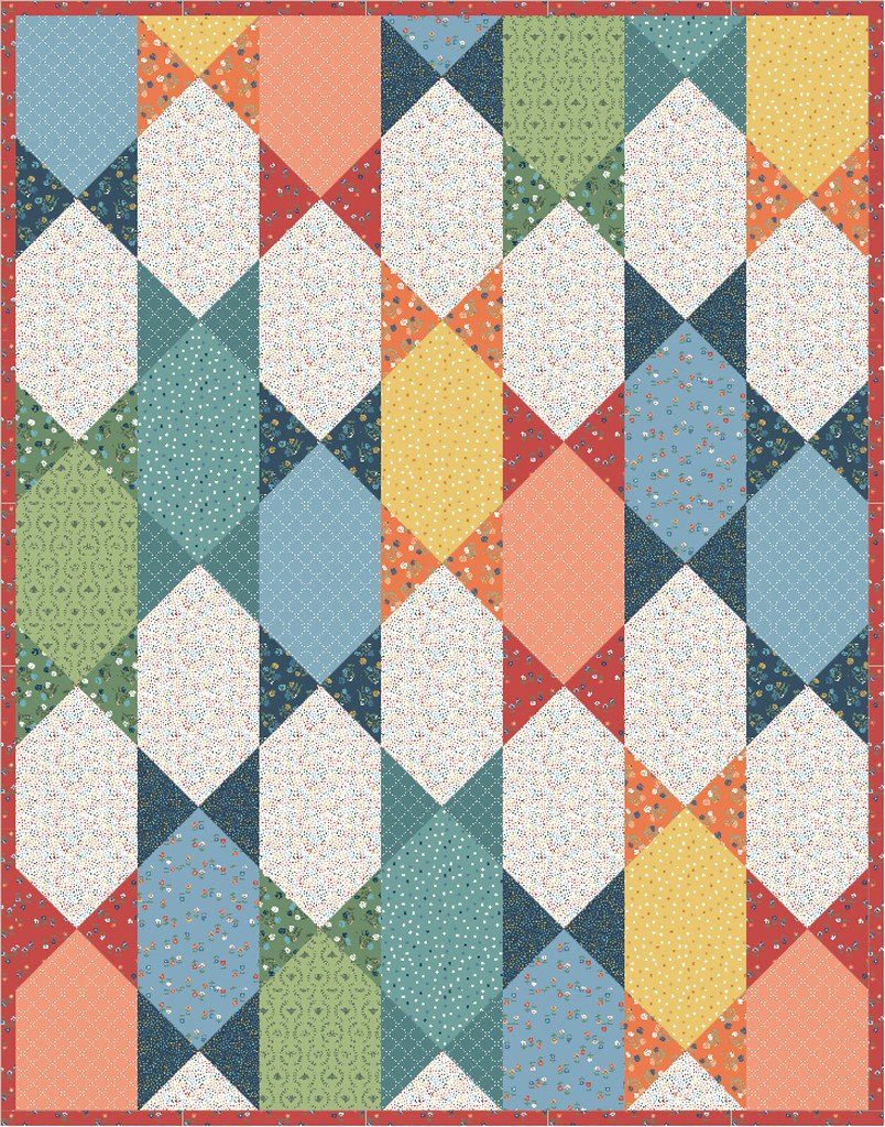 The Abigail Quilt in Clover and Dot - Kitchen Table Quilting