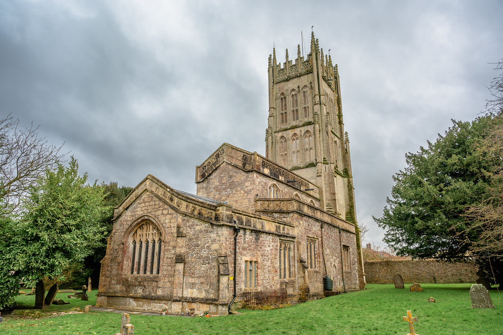 St Giles, Leigh-on-Mendip, from the north-east