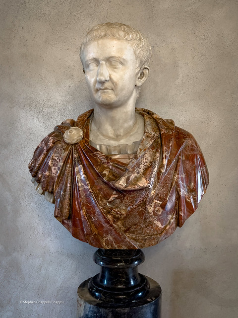 Bust of the Roman emperor Tiberius