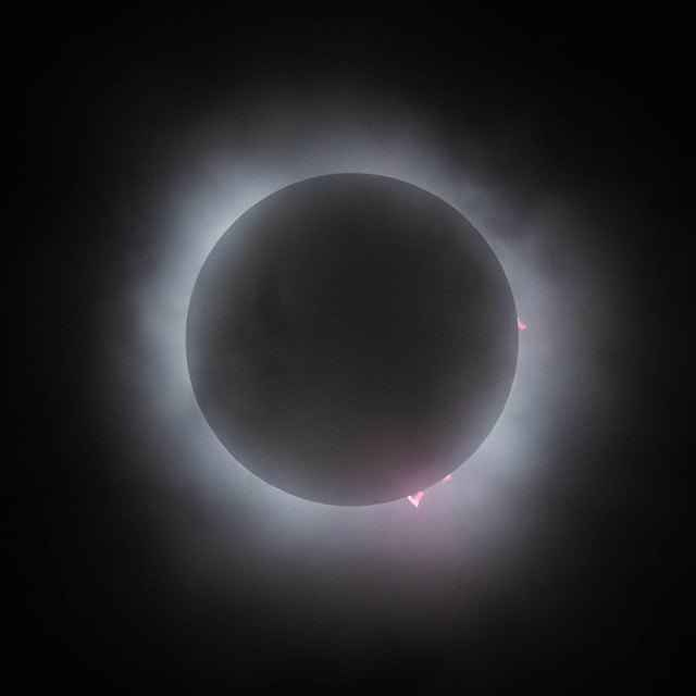 Eclipse totality, April 8, 2024