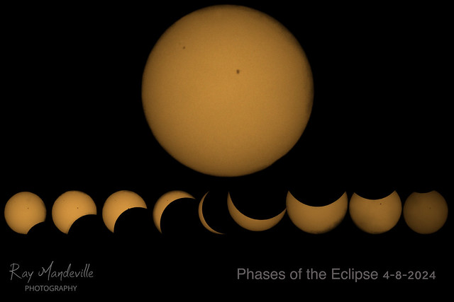 Phases of the Eclipse 4-8-2024