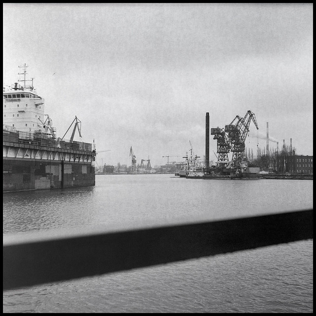 Gdansk docks on film