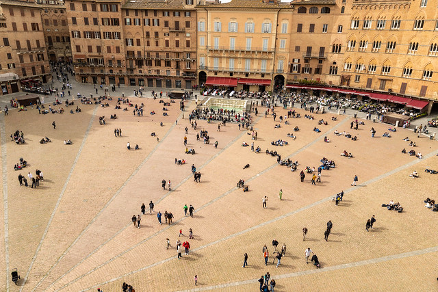 Piazza del Campo, Sienne