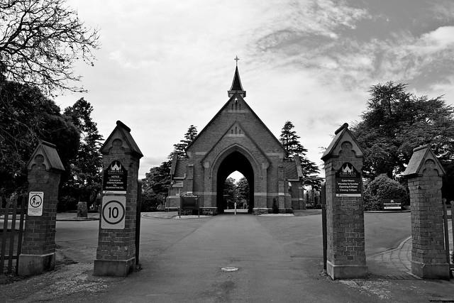 Carr Villa Cemetery Entrance