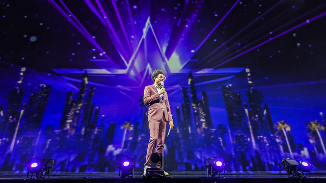 Mike E. Winfield (host) - America’s Got Talent presents Super Stars Live - Luxor - Las Vegas, Nevada