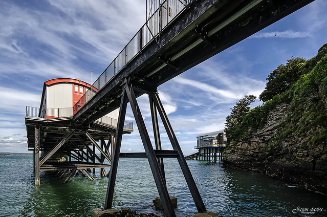 Old and new Tenby lifeboat stations