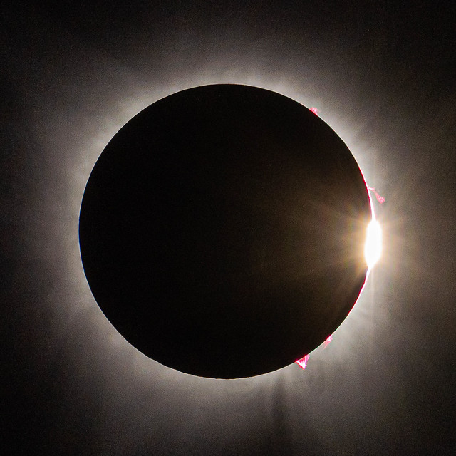 Diamond Ring at the Solar Eclipse Totality