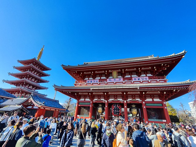 Sensō-ji, is an ancient Buddhist temple located in Asakusa, Tokyo, Japan. It is Tokyo's oldest temple, and one of its most significant. Formerly associated with the Tendai sect of Buddhism, it became independent after World War II.