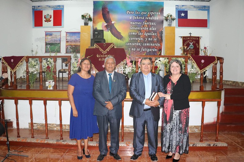 Visita de Confraternidad IMPCH Arica 11 de Septiembre a Iglesia Metodista Pentecostal La Cumbre, Lima - Perú