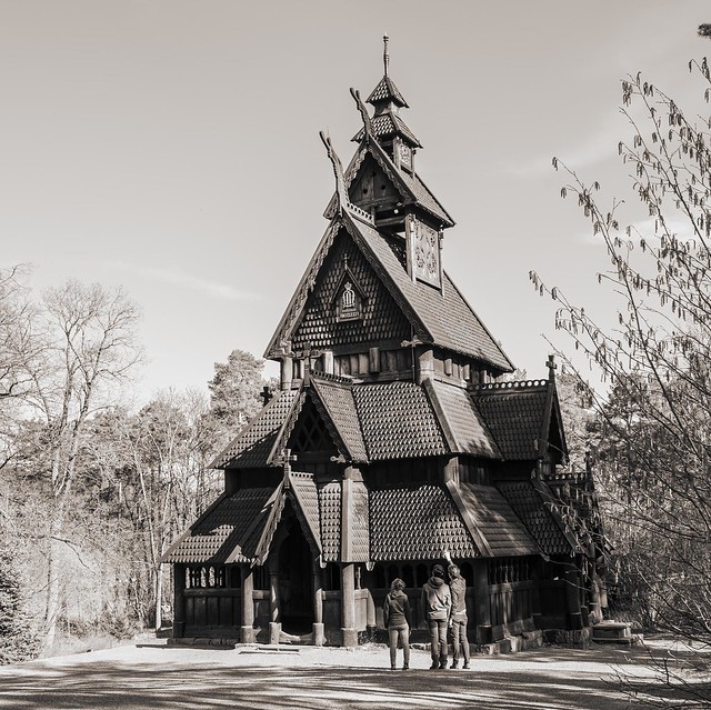 Stave church from Gol