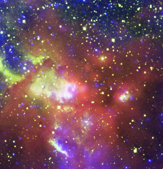 NGC 3576: Massive Stars Revealed by Chandra