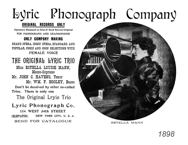 1898 lyric phonograph company