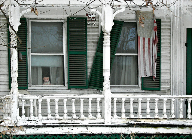 Watcher at the window, Alstead, New Hampshire