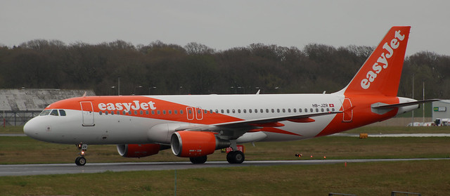 Airbus A320: 4034 HB-JZR Easyjet Switzerland Newcastle Airport