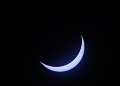 Solar Eclipse Shortly after Totality