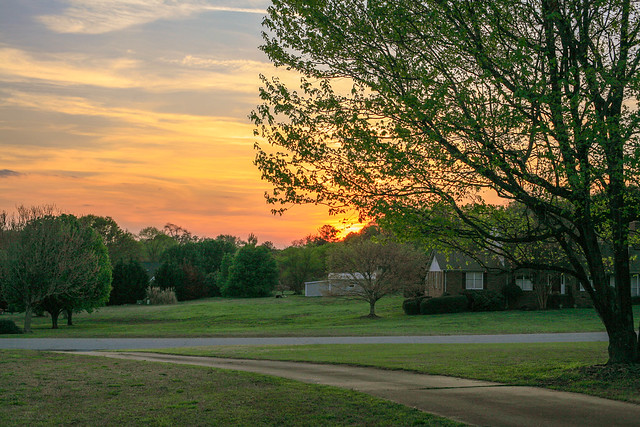 Sunset at Quail Hollow - Concord Rd. - Anderson SC