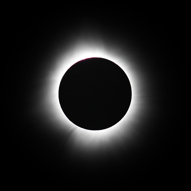 Solar eclipse of April 8, 2024, over Franklin, IN - corona