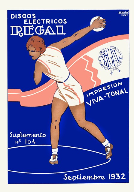 PENAGOS, Rafael de. Discos Eléctricos Regal, Suplemento Nº 104, Sept. 1932