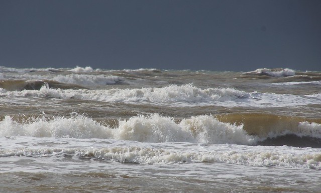 Stormy day at the beach