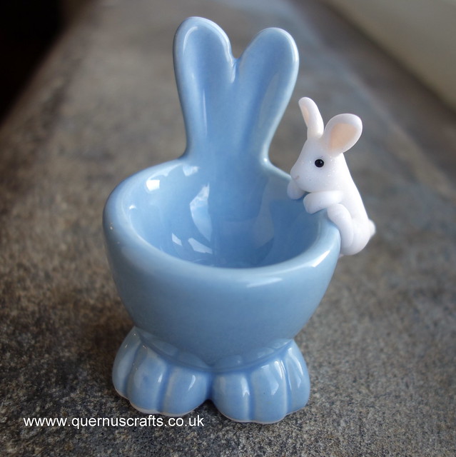 Wee Bunny on Bunny Egg Cup