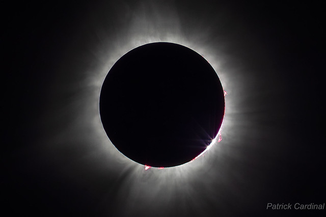 Totality with Double Diamond Ring