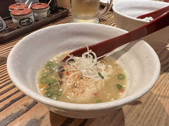 焼きおにぎりスープ茶漬け (Grilled Rice Ball Soup with Chazuke)