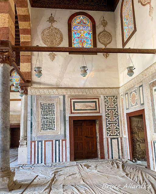 Cairo Mosque of al-Maridani (Masjid Altinbugha al-Maridani) 1339-40 Mamluk Prayer Hall (9e)