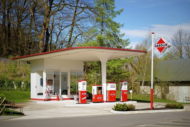 Tankstelle - Anno 1960
